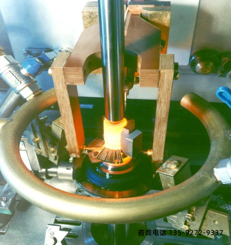 臥式淬火機(jī)-感應(yīng)器由8個(gè)有效圈串連而成(圖1)