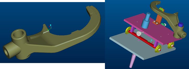 變速箱撥叉組合高頻淬火工裝的設計(圖5)