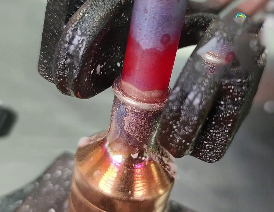 銅管焊接有難度？看看高頻焊機(jī)焊接銅管的效果如何！