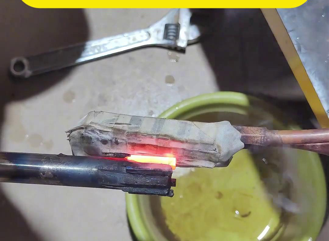 相比火焰焊接，高頻焊接機在焊接合金刀頭方面具有更高的效率