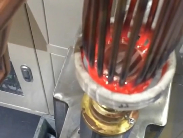 分配器銅管高頻焊接，在線焊接銅管 省時省力省人工